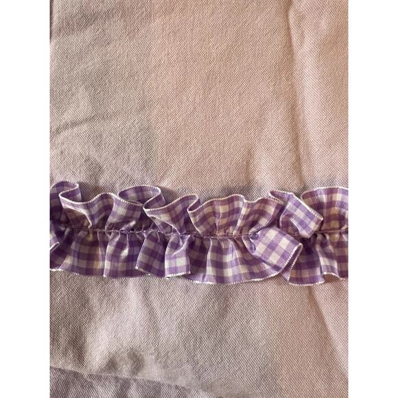 Mulberry Street Toddler 24 Month Cotton Dress Lavender With Gingham Ribbon USA - Picture 7 of 7